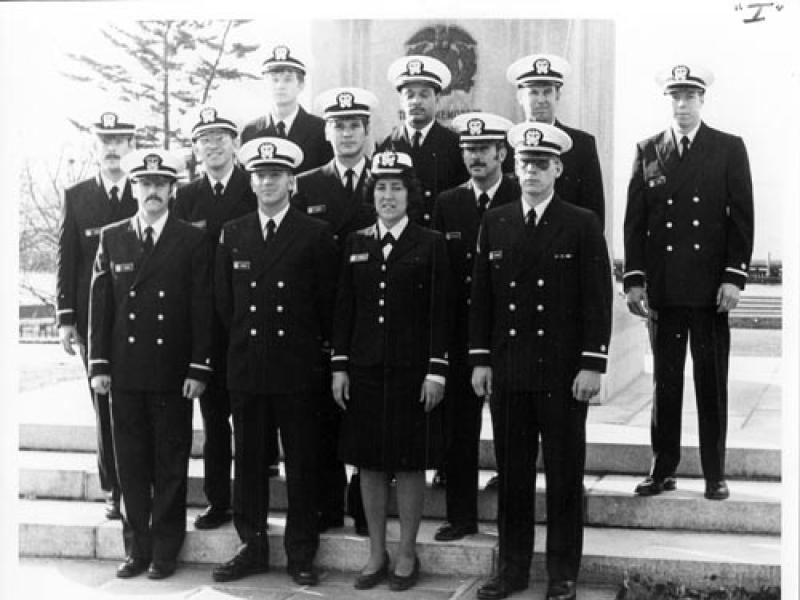 Back: Konrad, Williams, Leslie, White 2nd Row: Van Denberg, Groff, Ferguson, Gordon Front: Zabitchuck, Trimble, Marler, Celone