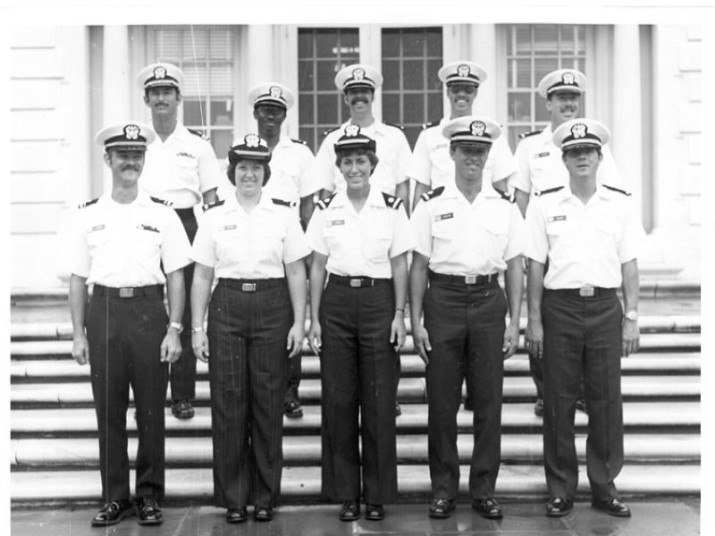 Back: Davis, Williamson, Tuell, Rossman, Glickman Front: Croom, Braten, Dinkel, Henegar, Collins