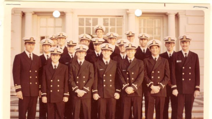 (from left) 3rd and Last Row: Michael H. Allen, Stephen J. Kott, Kent J. Stong, Peter E. Gadd, Alan D. Anderson, John A. Murphy 