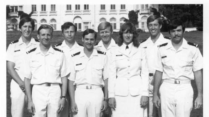 Front Row: Roger A. Morris, Thomas J. Rice, Kathryn A. Andreen, Peter W. DeWitt Second Row: James W. O'Clock, Donald A. Dreves, 