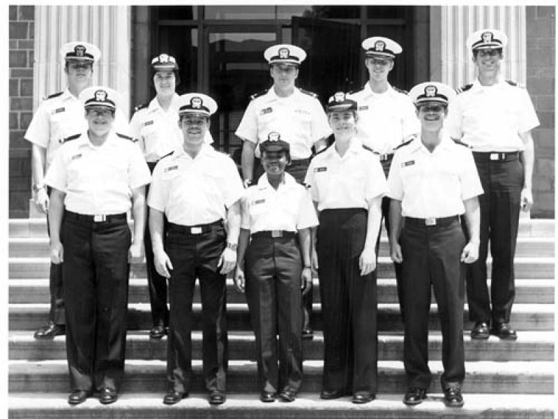 Back: Parsons, Holloman, Carlson, Kruth, Forster Front: Hancock, Stirrup, Bland, Braten, Bulmer