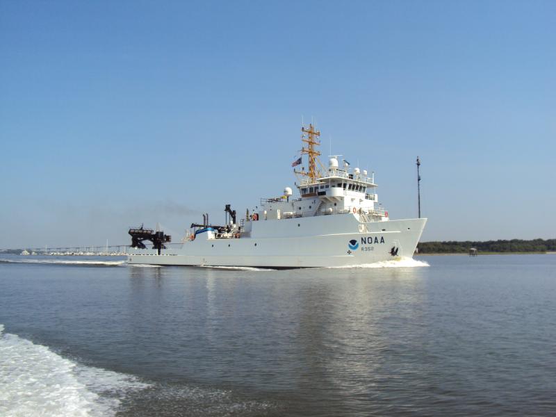 NOAA Ship Nancy Foster underway