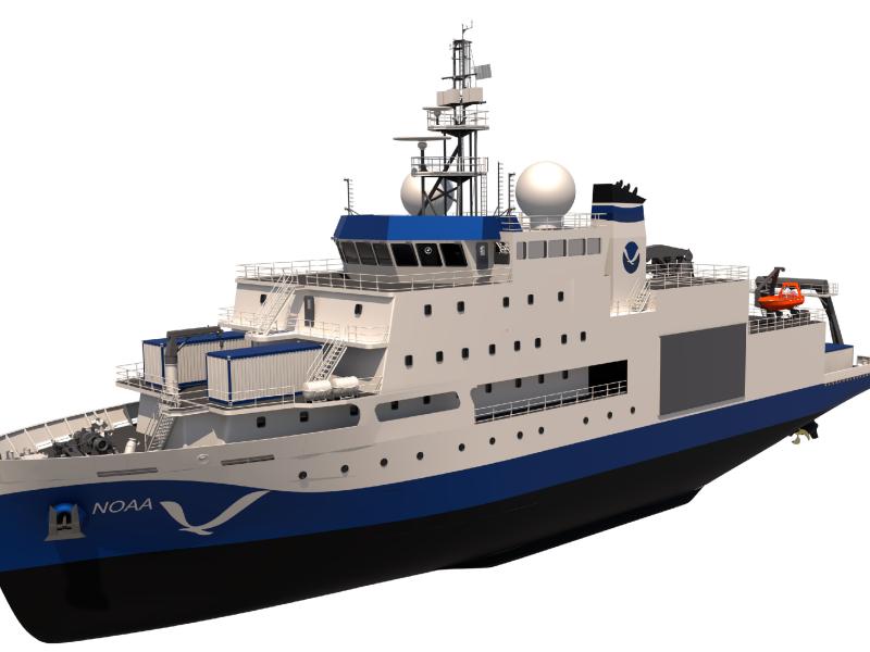 Illustration of NOAA's new Charting and Mapping Vessels