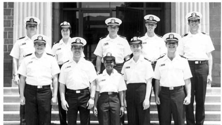 Back: Parsons, Holloman, Carlson, Kruth, Forster Front: Hancock, Stirrup, Bland, Braten, Bulmer