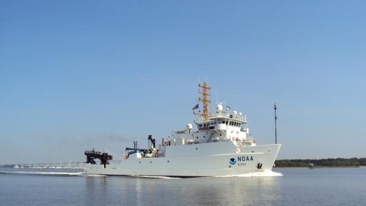 NOAA Ship Nancy Foster underway