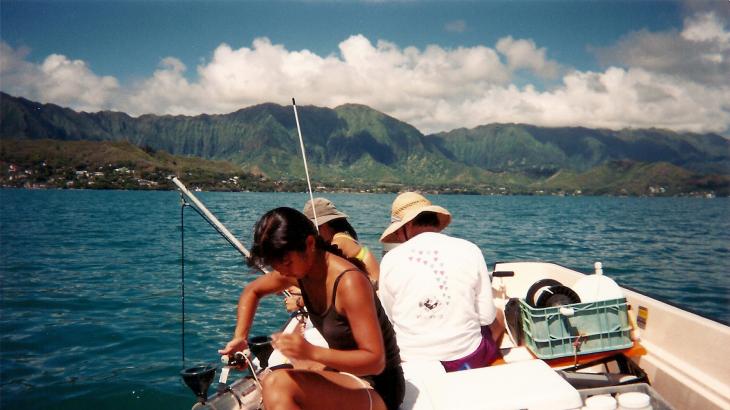 Lisa Nakamura on a university cruise