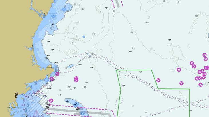 Map of DriX operations in the Gulf of Maine